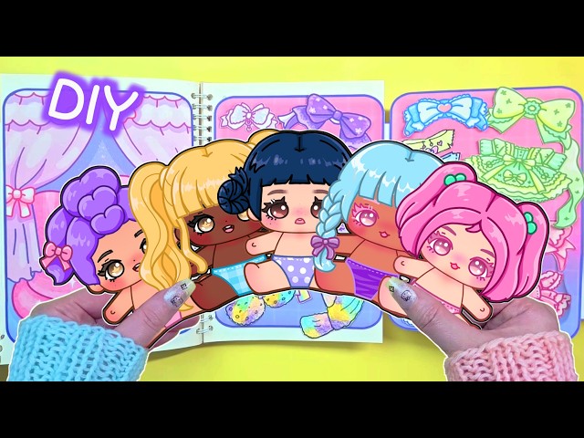 👑Baby Princess: DIY Dress Up Book#paperdiy #drawing #asmr #kpopdemonhunters