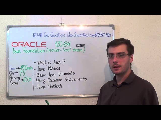 1Z0-811 – Java Exam Foundations Test Novice-Level Questions