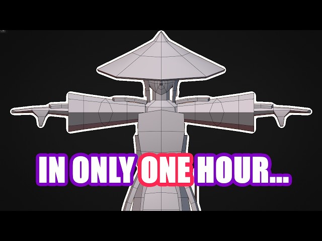 EASIEST LOW POLY CHARACTER MODELING IN BLENDER
