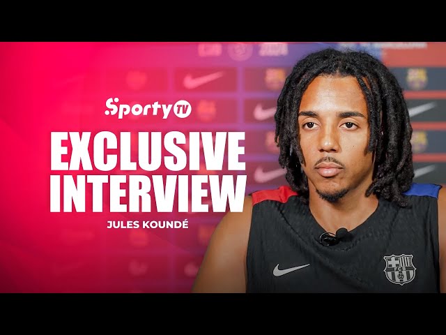 Exclusive Interview with Jules Koundé | FC Barcelona and France defender | SportyTV