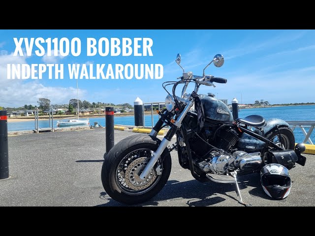 My Custom XVS1100 Bobber (or V-Star 1100 or Dragstar 1100)  | In-depth Walkaround of Modifications