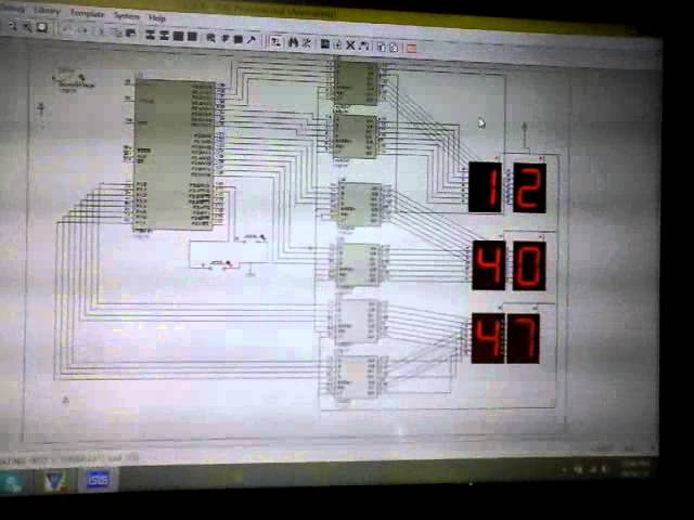 digital clock using 8051