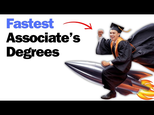 Fastest Associates Degrees in 2026! (Top 4 Degrees)