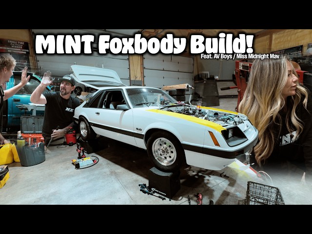 Turning this MINT 1985 Foxbody into a Rowdy Stick Car - Feat.  @MissMidnightMaverick & AVBOYZ