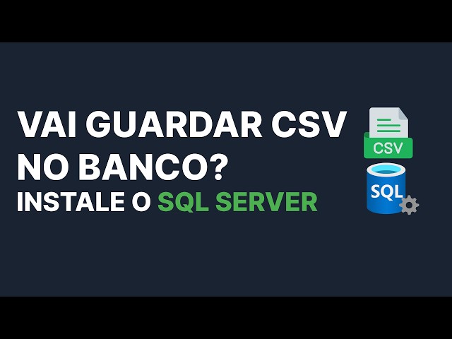 [001] Instalação SQL Server Express