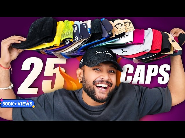 My Fav 25 Best Caps for Men/Boys 🔥 Urban Monkey, Puma | Cap Haul Review 2024 | ONE CHANCE
