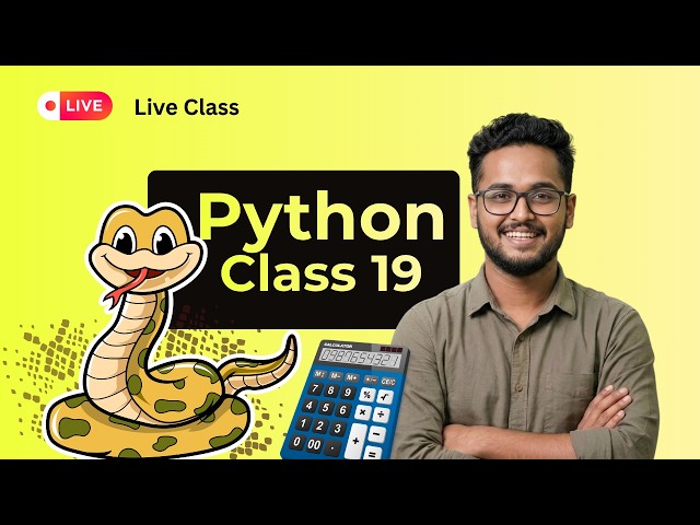 Python OOP Calculator Project | Class 19 | Object Oriented Programming in Python