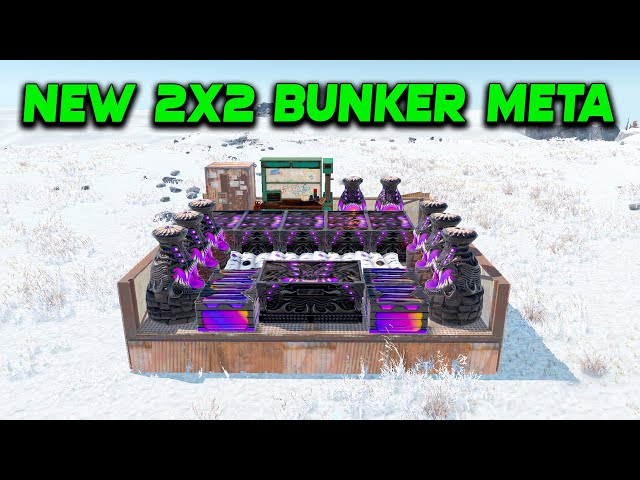 NEW 2X2 BUNKER META | Rust Building Tutorial 2024
