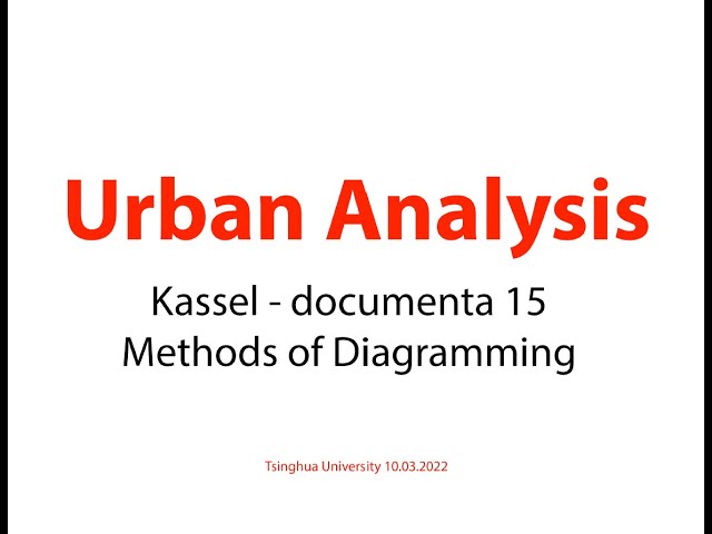 Alter Forum | German Architect Christoph Hesse Talks about Mapping Urban Research Methods