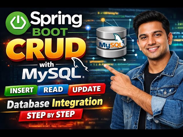 Spring Boot CRUD Operations in Java 🔥 | Insert, Read, Update & Delete #springboot #java #education