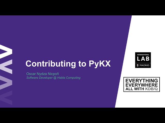 Everything Everywhere All With KDB/Q - Contributing to PyKX
