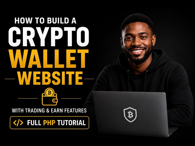 How to Build a Crypto Wallet Ledger Website with Trading & Earn Features | Full PHP Tutorial