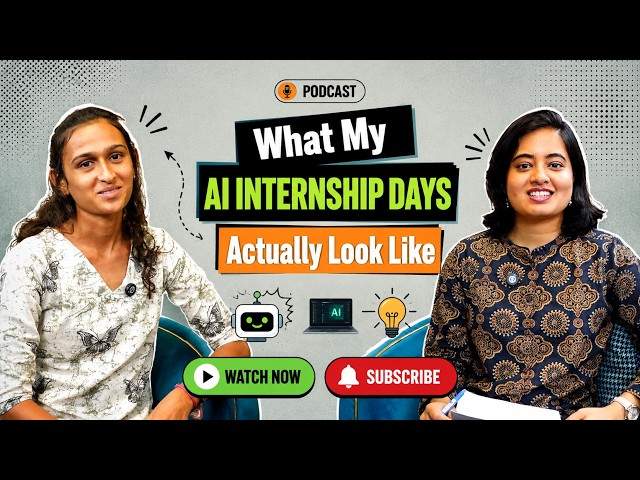 What Does a Day as an AI Intern Actually Look Likes | Real Stories! #ai #internship #networking