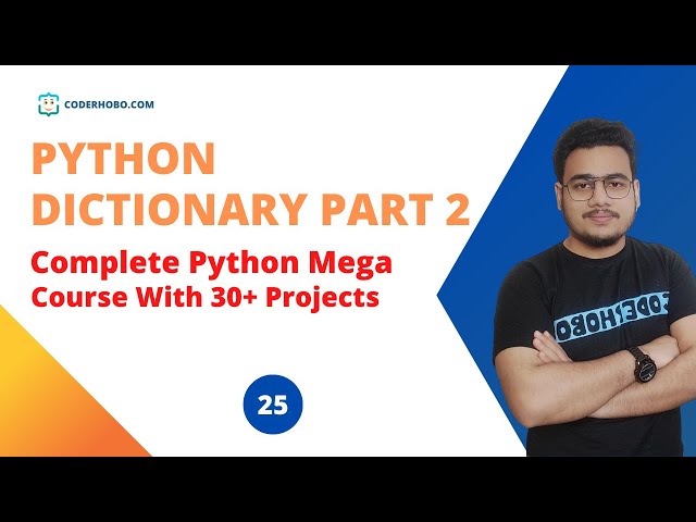 Python Dictionary Tutorial Part 2. Coderhobo