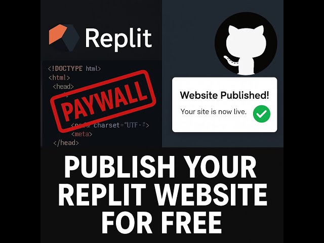 Deploy Your Basic Replit Website for Free with GitHub Pages!