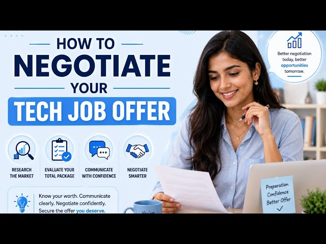 How to Negotiate Your Tech Job Offer | Salary, Benefits & Career Growth Strategies | Uplatz