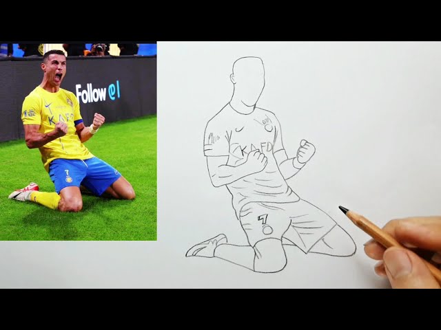 How To Draw Cristiano Ronaldo slide