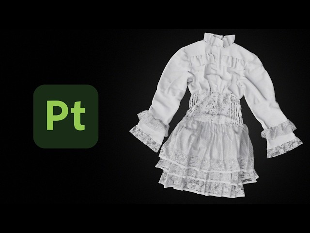 Texturing a Dress in Substance Painter┃Full Process