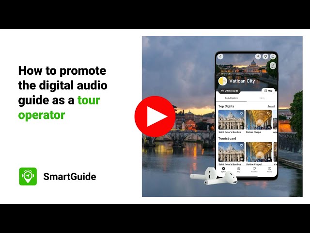 How to promote the digital audio guide as a tour operator