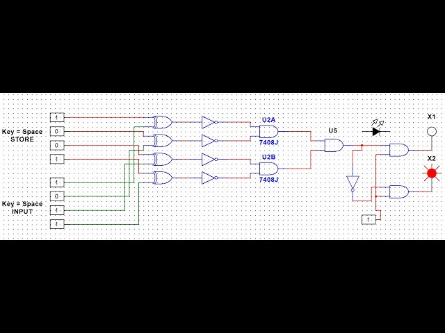 DLD simulate based project||Simple Password security system| Simulation of password security system