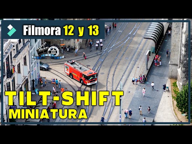 Miniature or Tilt Shift EFFECT in Filmora 12