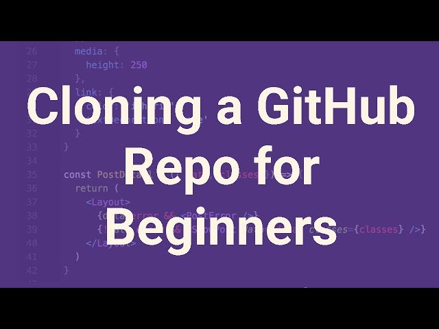How to Clone a GitHub Repo for Beginners