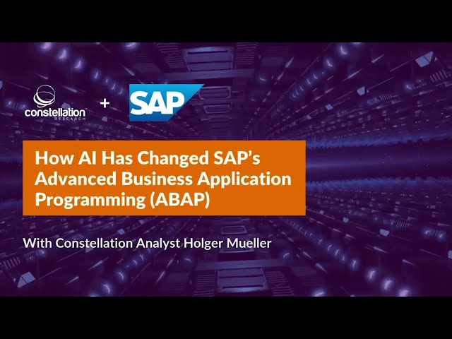 How AI Has Changed SAP's Advanced Business Application Programming (ABAP)
