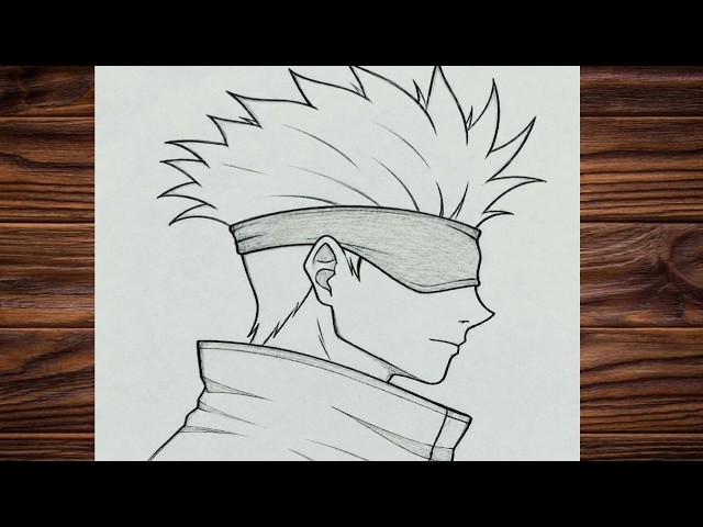 How to Draw Gojo | Step-by-Step Anime Drawing for Beginners