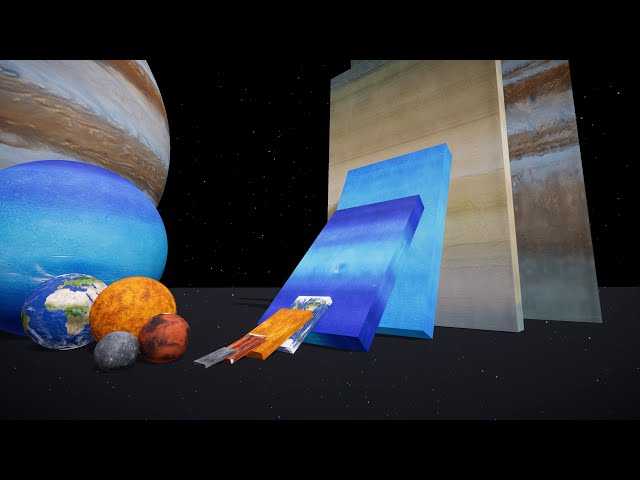 Planet Dominoes: See the Solar System Fall in Order