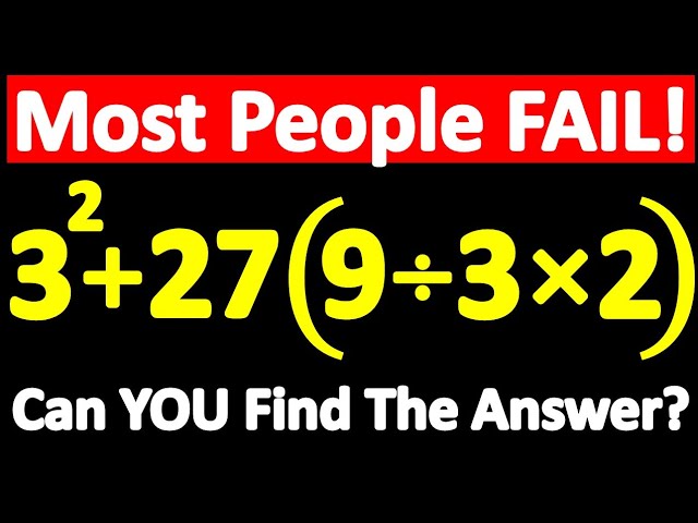 🔥 This Math Problem Looks Simple... But It Tricks Almost Everyone! Will YOU? 🧠