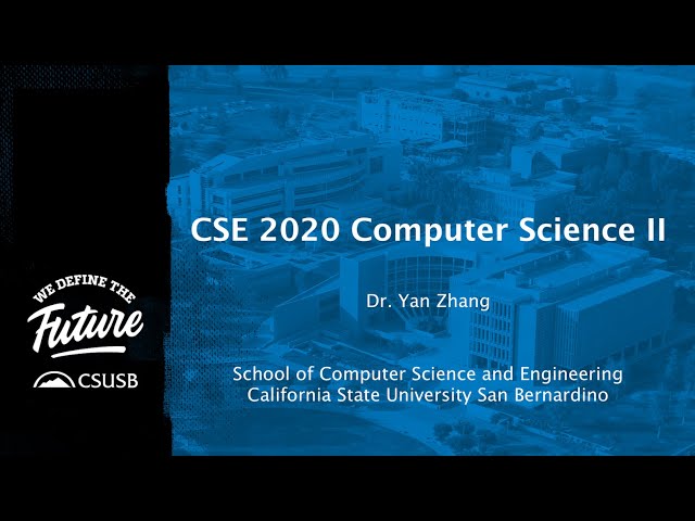 CSE2020 Module1 Video 1s Arrays