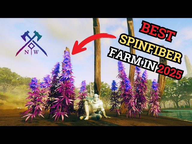 Best Spinfiber Farming Route in New World: 14,000+ Spinfiber Per Hour! (2025)