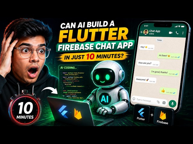Can AI Build a Flutter Firebase Chat App in Just 10 Minutes?