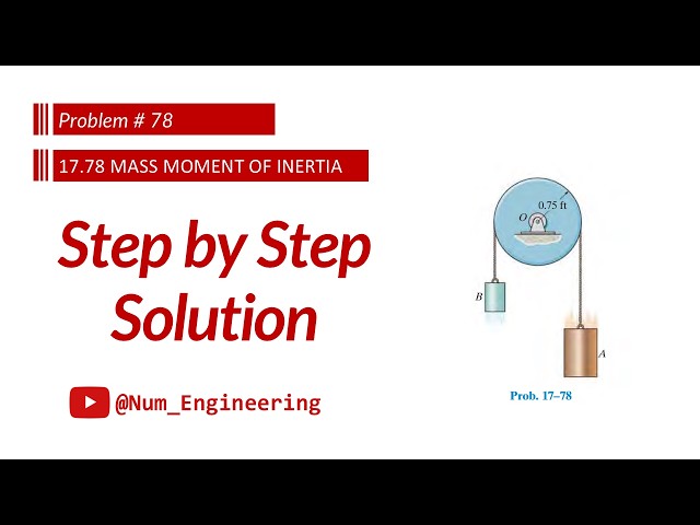 Problem 17–78 | Speed of Connected Cylinders with Pulley Rotation | Chapter 17 Dynamics