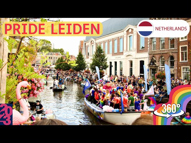 Leiden Pride in VR 360, Canal Parade 2 Settembre 2023 Parte 1