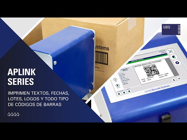 APLINK MRX Series | Impresora Inkjet | Impresión de texto, imagen, gráfico y códigos de barras | UBS