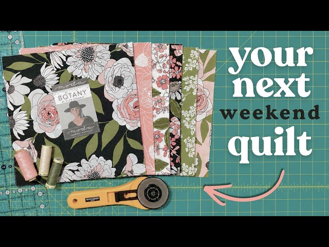 An Easy Layer Cake Quilt That's Perfect for a Weekend project