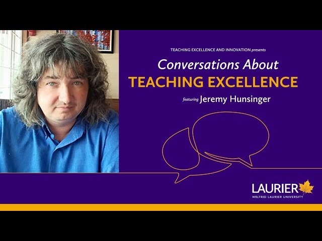 In Conversation with Jeremy Hunsinger: Building Knowledge Together at Laurier