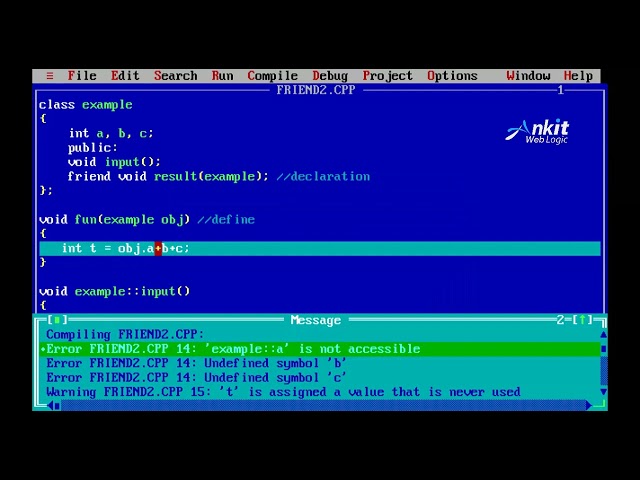 CPP Friend Function - Exercise