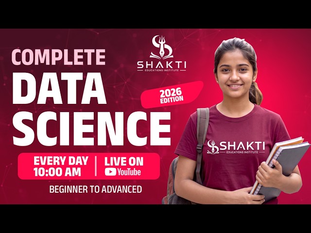Data Science Full Course 2026 | Python to Machine Learning & Deep Learning | Live Daily Episod - 1