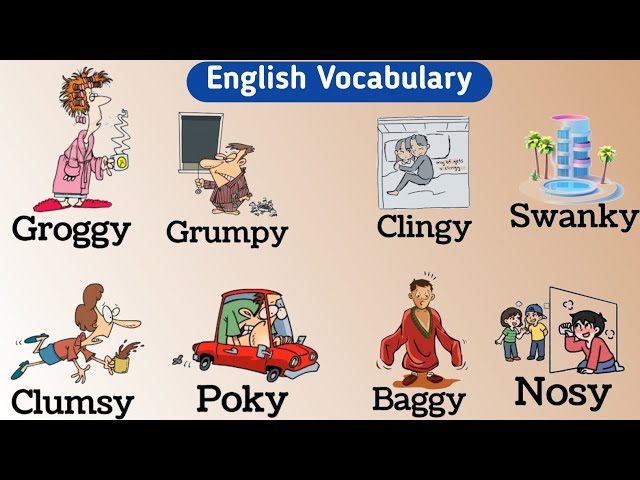 Informal Adjectives with examples || English vocabulary 