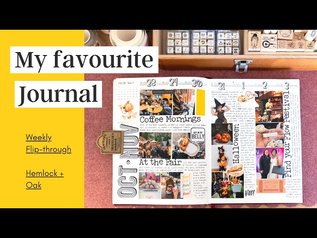 Weekly Journal Flip-through | Hemlock & Oak | Memory Keeping