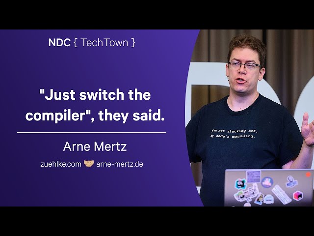 "Just switch the compiler", they said. - Arne Mertz - NDC TechTown 2025