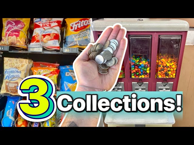 Collecting MONEY from 3 Machines!💰SNACKS CANDY & SODA! 