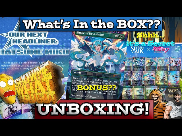 🎤 Hatsune Miku Secret Lair Commander Deck Opening! FIRST WAVE SHIPMENT! 📦