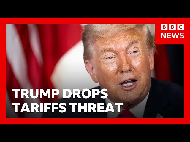 Donald Trump drops threat of tariffs over Greenland after Nato talks in Davos | BBC News