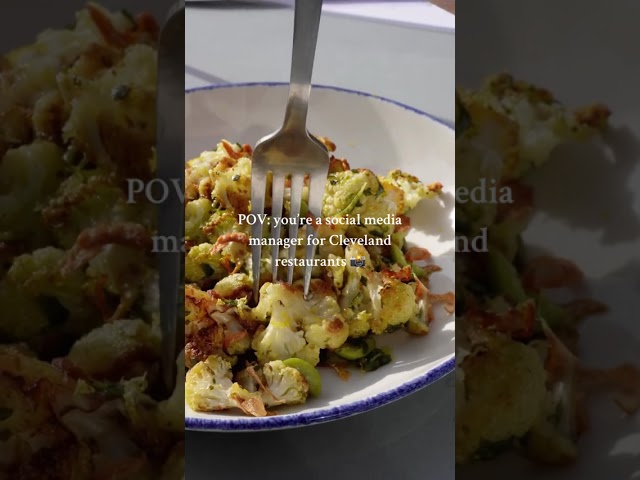 Calling Cleveland restaurants! It s time to hire a social... #Shorts #behind.the.social