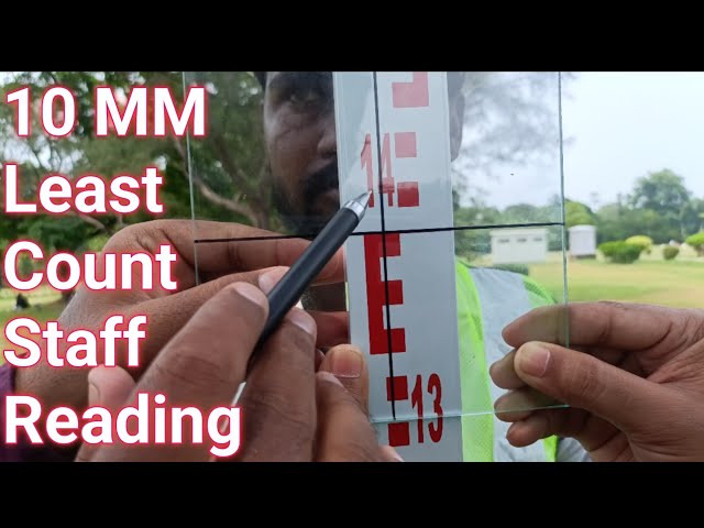 How to Read Auto Level Staff | Reading of Levelling Staff in Hindi |Auto level|Surveying Staff Meter