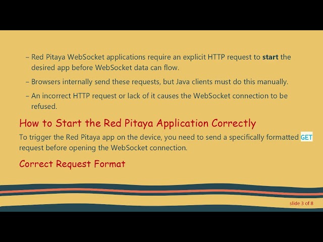 How to Connect to a Red Pitaya WebSocket Application from Java