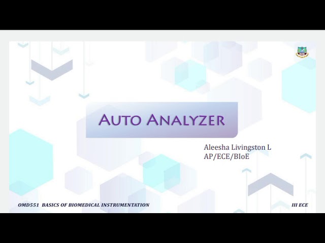 Auto Analyzer